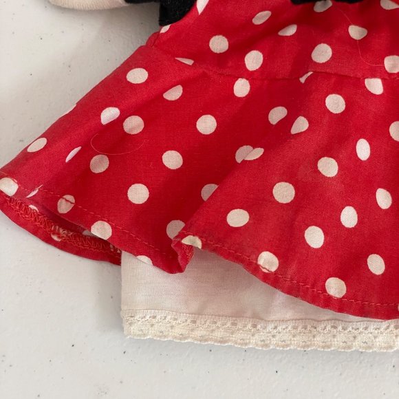 Vintage Disney Minnie Mouse Toy Hand Puppet Plush 10" Mattel 1993 Disneyland - Picture 3 of 13